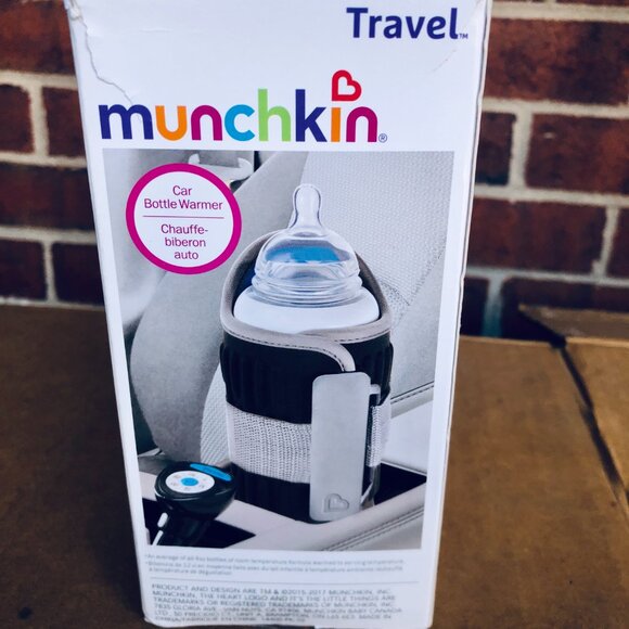 MUNCHKIN Travel Car Baby Bottle Warmer 12V Auto Shut-Off Timer Christmas Gift - Picture 4 of 9